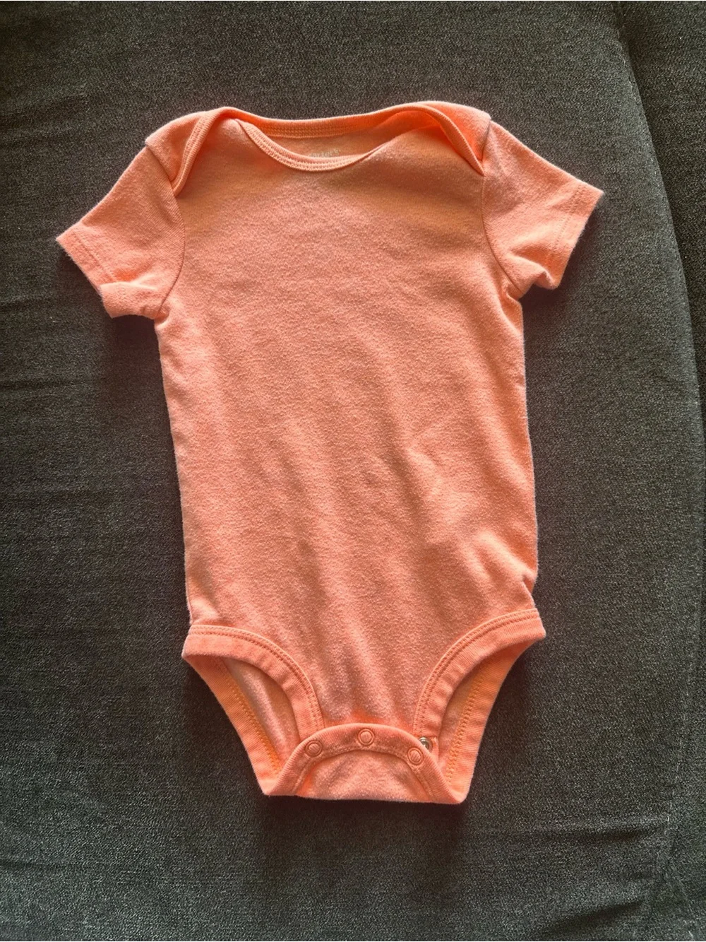 Carter’s Striped Hoodie & Coral Onesie Baby Set